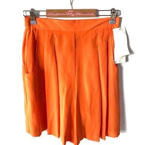 Vintage Howard Wolf Orange Shorts with pockets, Size 8, New with tag